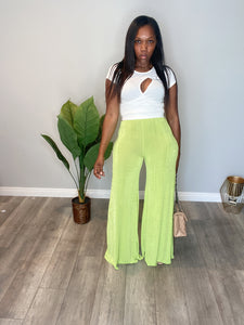 Lime Bell Pants