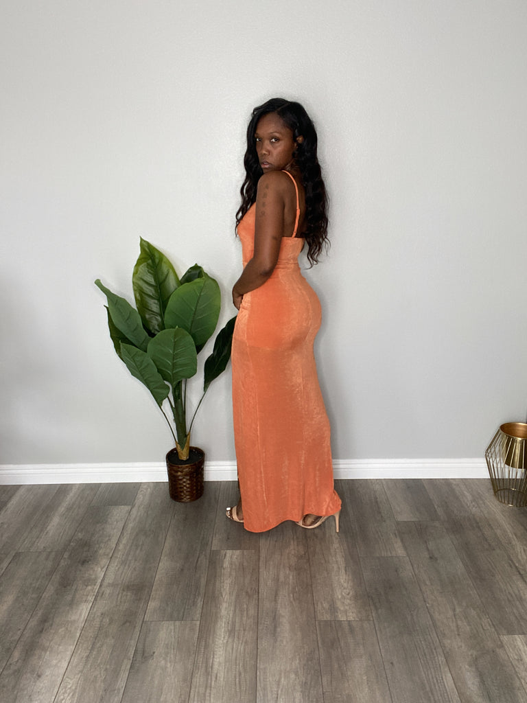 creamsicle orange dress Which creamsicle orange dress are you choosing?! One shoulder or plunging selling fast